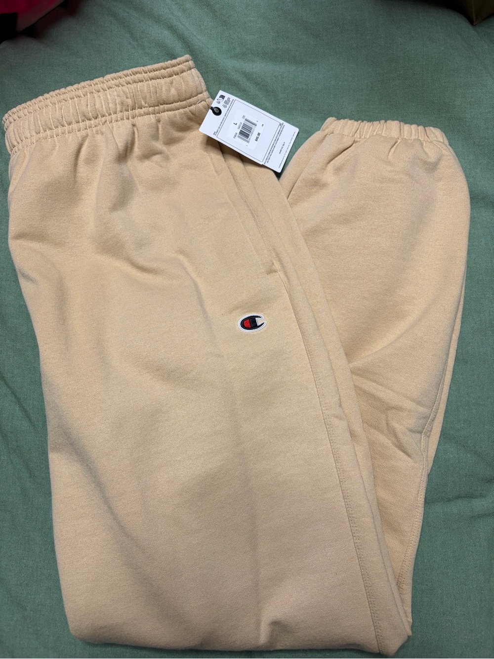 Champion Women' Beige Sweatpants - Comfortable Everyday Bottoms